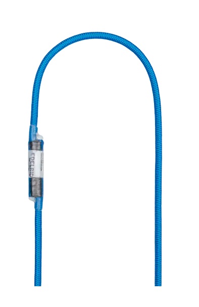 Edelrid Fettuccia HMPE 6mm - Lunghezza 120 cm, Azzurro chiaro, Resistente all'abrasione, Ideale per Clessidre e Cappio Prusik