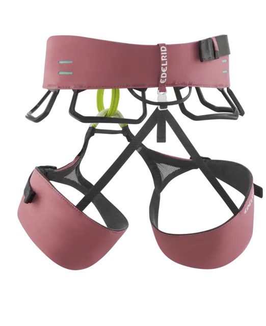 Edelrid Autana II - Imbragatura Donna Alpinismo, Comoda e Leggera, Taglie XS-L, Colore Rosa/Raspberry