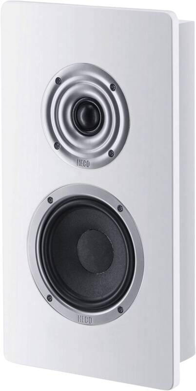 HECO Ambient 11 F - Altoparlante da Parete Bianco 90 W, Risposta in Frequenza 62 Hz - 42500 Hz, 2 Vie, Montaggio Versatile