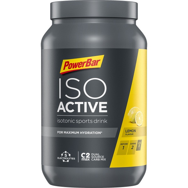 PowerBar IsoActive 1320g - Bevanda Sportiva Isotonica con 5 Elettroliti e C2MAX