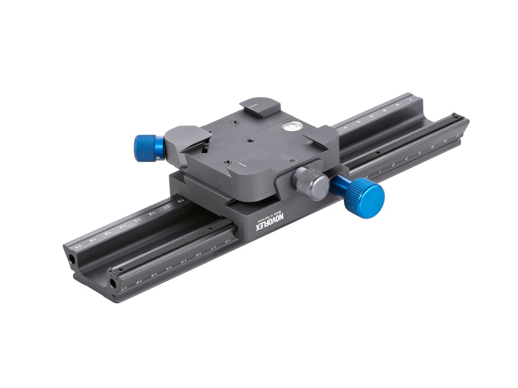 Novoflex CASTEL XQ II - Accessorio per la montatura delle macchine fotografiche, Colore Nero, Lunghezza 25 cm, Raggio di movimento 37,5 cm, Sgancio rapido Q-mount XD