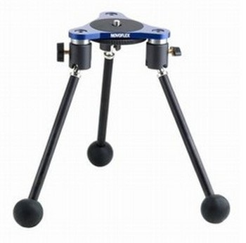 Novoflex MiniPod Treppiede 3 Gambe Nero - Altezza 19 cm, Peso 390 g