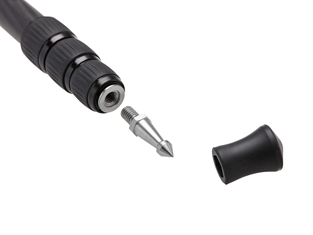 Novoflex TRIOMC2840 Treppiede Universale 3 Gambe in Carbonio - Altezza Max 175 cm, Min 6,5 cm, Peso 1,75 kg, Colore Nero