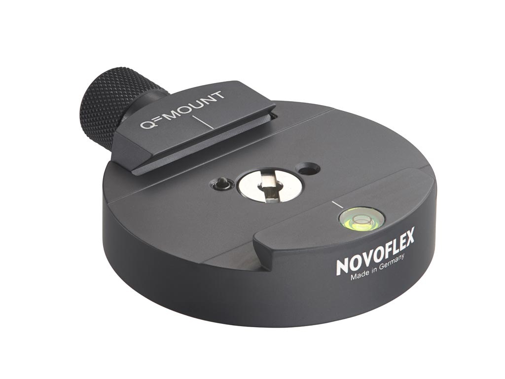 Novoflex Q=MOUNT Piastra di rilascio Azionamento rapido manuale Grigio 60 mm