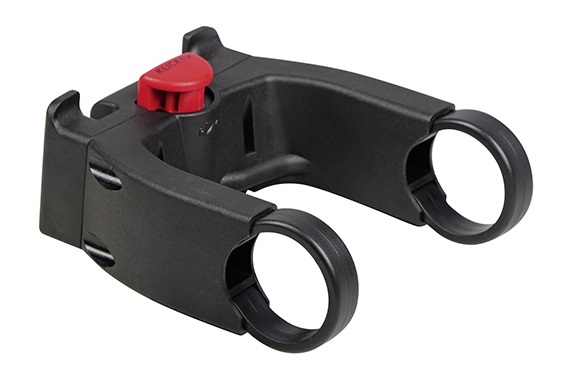 Klickfix Adattatore per Manubrio Nero - Compatibile con Schermo E-bike, Unica Unisex Adulto, Peso 200 g