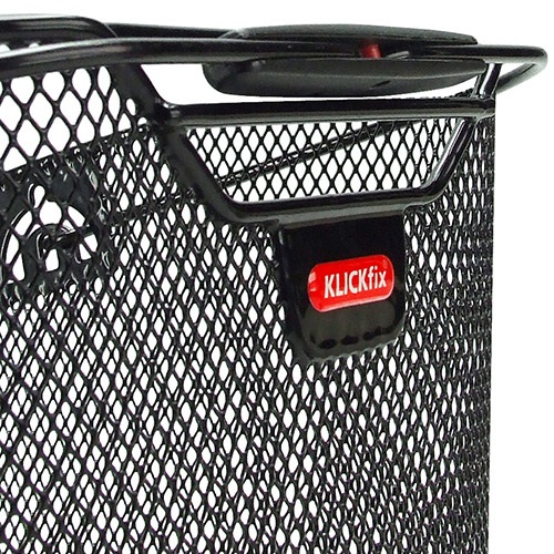 KlickFix Cestino per Ruota Posteriore 24 L Nero - Dimensioni 23x22,5x36 cm, A Maglia Stretta