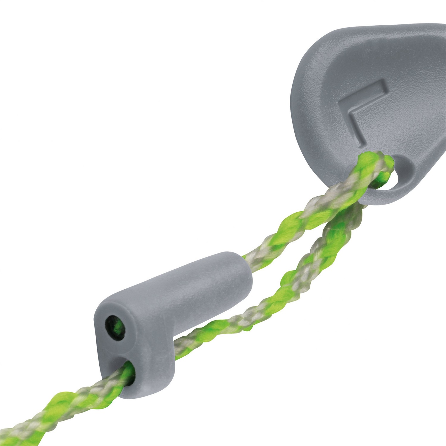 Uvex Tappi Auricolari Monouso Xact-fit con Cavità per Pollice - Lime, Confezione da 50 Paia