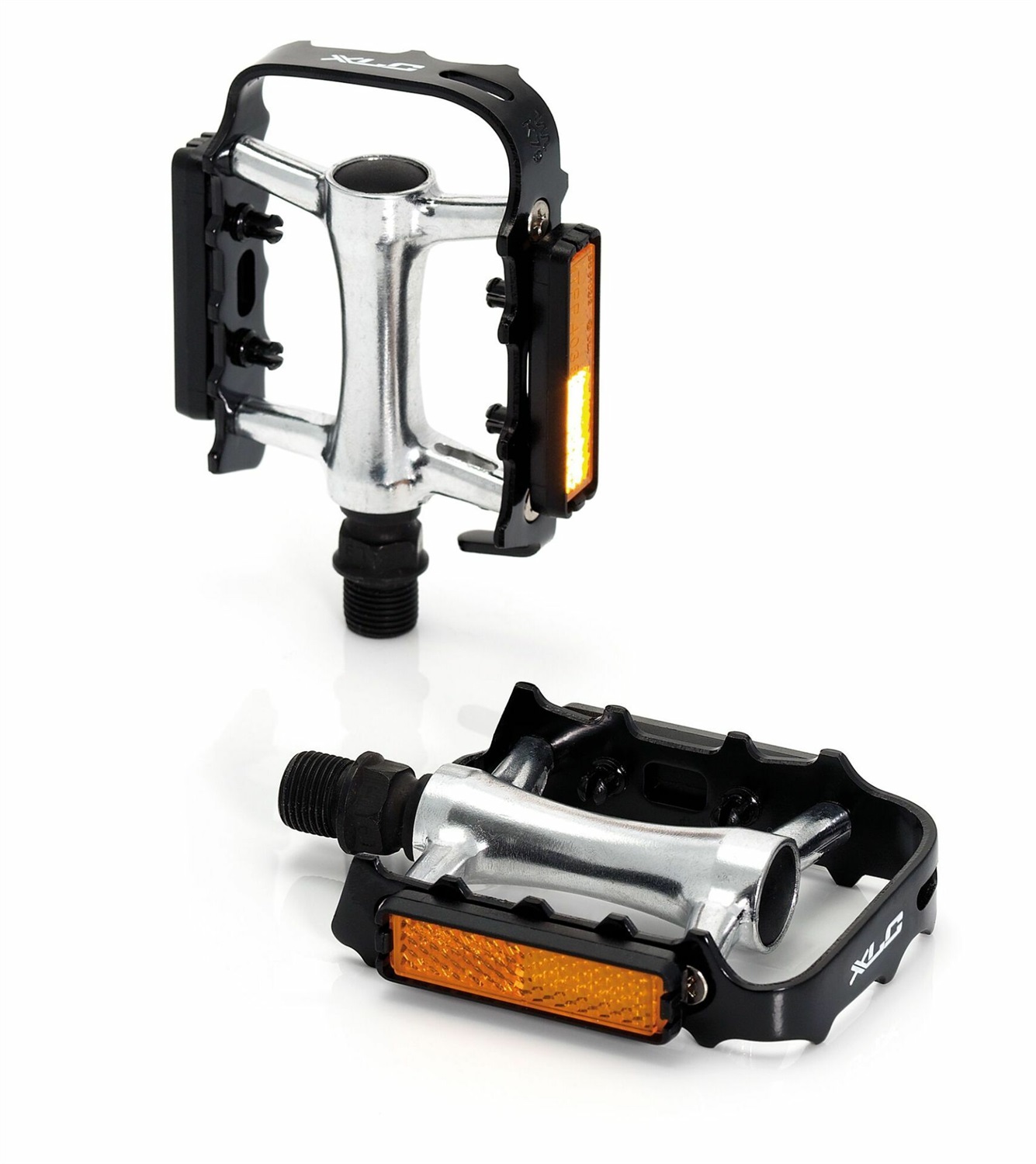 XLC PD-M04 Pedale MTB Ultralight - Nero e Argento, Leggero e Robusto