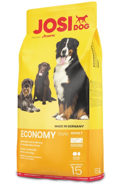 Josera JosiDog Economy 15 kg - Cibo Secco Completo per Cani Adulti con Livello di Attività Normale, 71% Proteine di Origine Animale