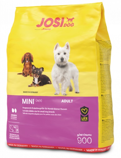 JOSERA JosiDog Mini 900 g - Cibo secco per cani adulti di piccola taglia, senza glutine, con Omega-3 e Omega-6