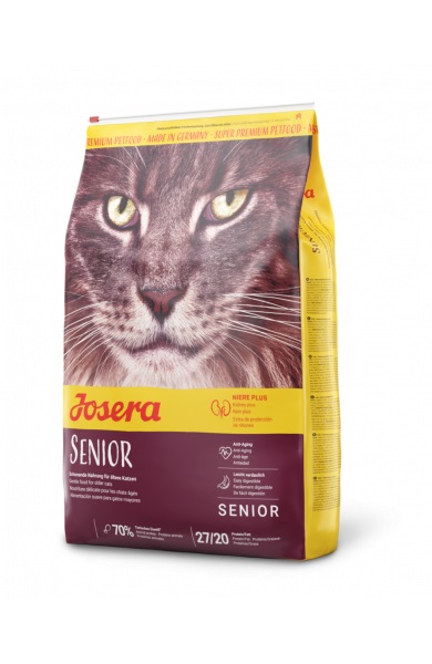 Josera Senior Cibo Secco per Gatti Anziani 10 kg - Basso Fosforo, Antiossidanti e Nutrizione Bilanciata