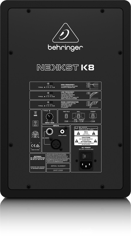 BEHRINGER NEKKST K8 - Monitor di Studio Biamplificato 150 Watt 8