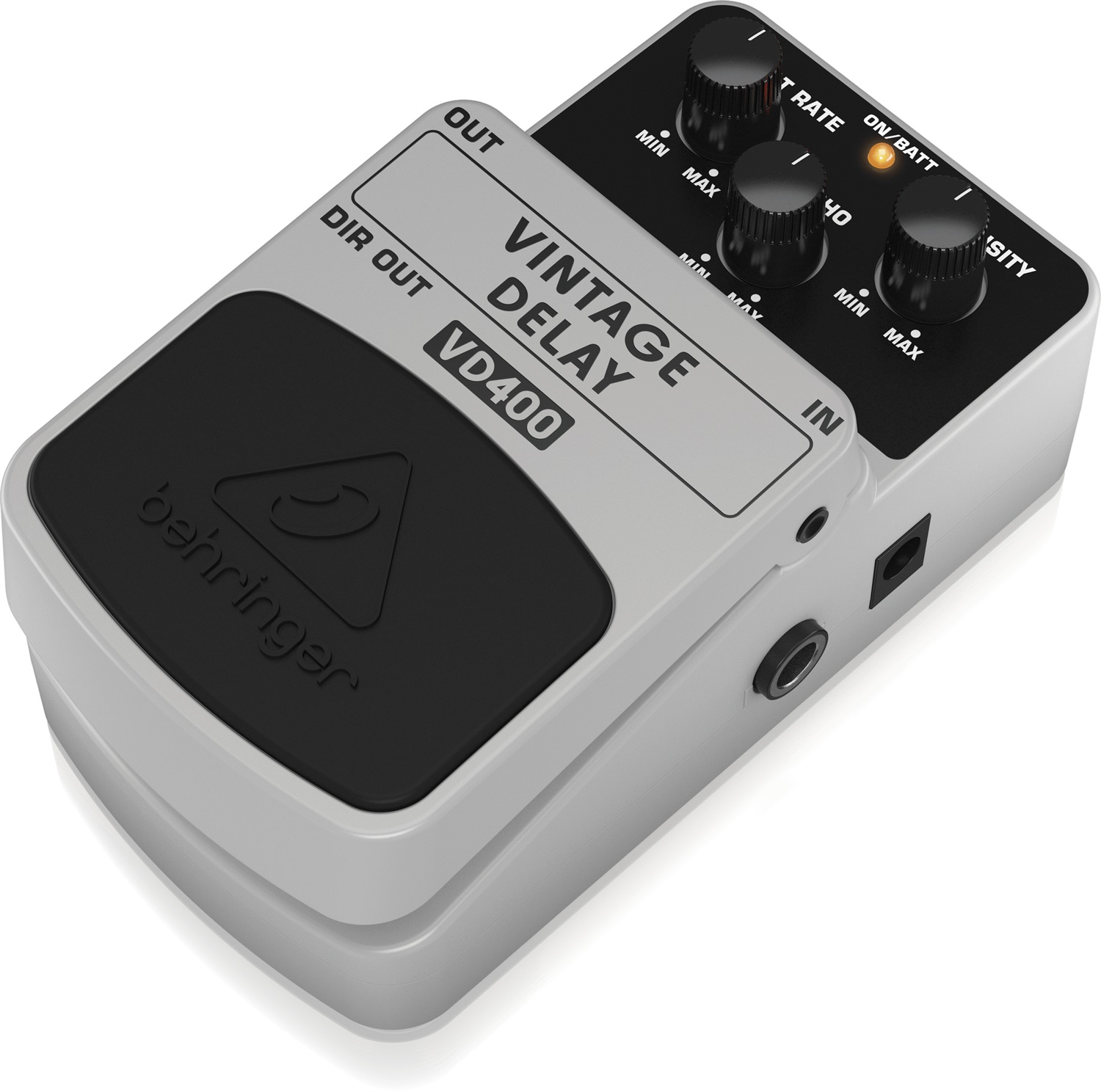 Behringer VD400 Vintage Delay - Pedale per effetti delay analogico con eco fino a 300 ms, controllo intensità e velocità di ripetizione