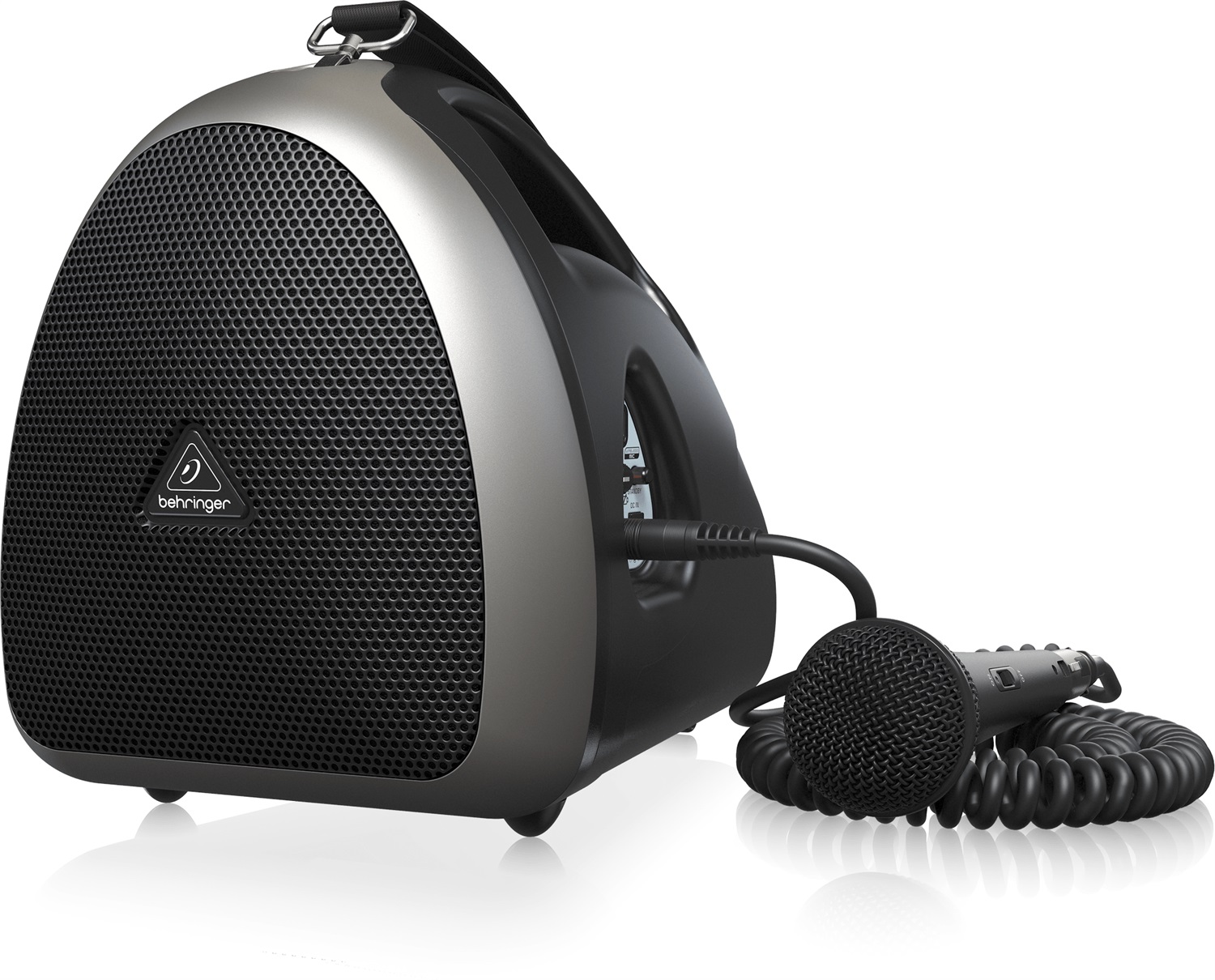 Behringer EUROPORT HPA40 - Sistema Amplificato Portatile PA da 40 Watt con Microfono Behringer XM1800S e Display LED