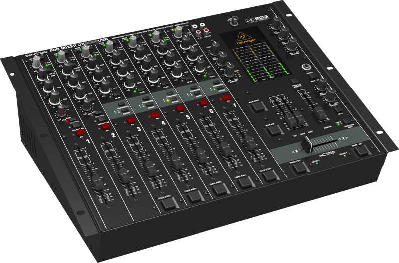 Behringer DX2000USB Mixer DJ 7 Canali con Crossfader Ottico e USB - Preamplificatori Phono All'Avanguardia