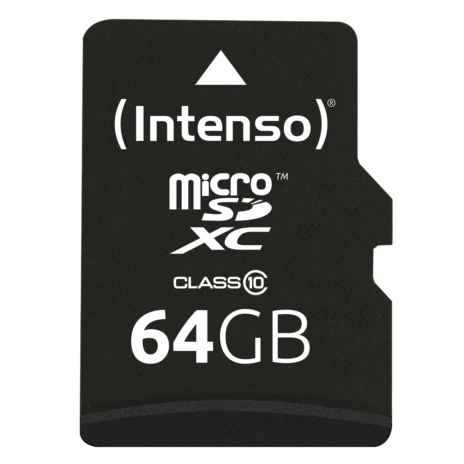 Intenso 64GB MicroSDHC/MicroSDXC Classe 10 - Velocità di lettura 25 MB/s, Resistente agli urti, Impermeabile, con Adattatore SD