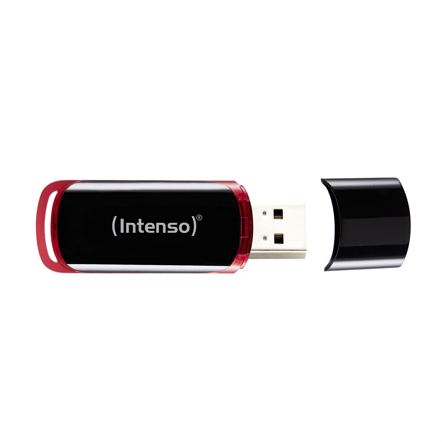 Intenso Business Line 16GB USB 2.0 Flash Drive - Nero/Rosso, Velocità di Lettura fino a 28 MB/s, Scrittura fino a 6,5 MB/s