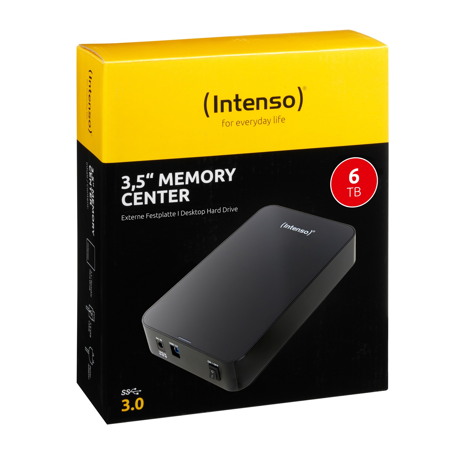 Intenso Hard Disk Esterno 6 TB 3.5