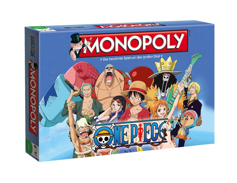Winning Moves Monopoly One Piece Edition - Gioco da Tavolo per 2-6 Giocatori, Versione Tedesca, Età Consigliata: 12 Anni