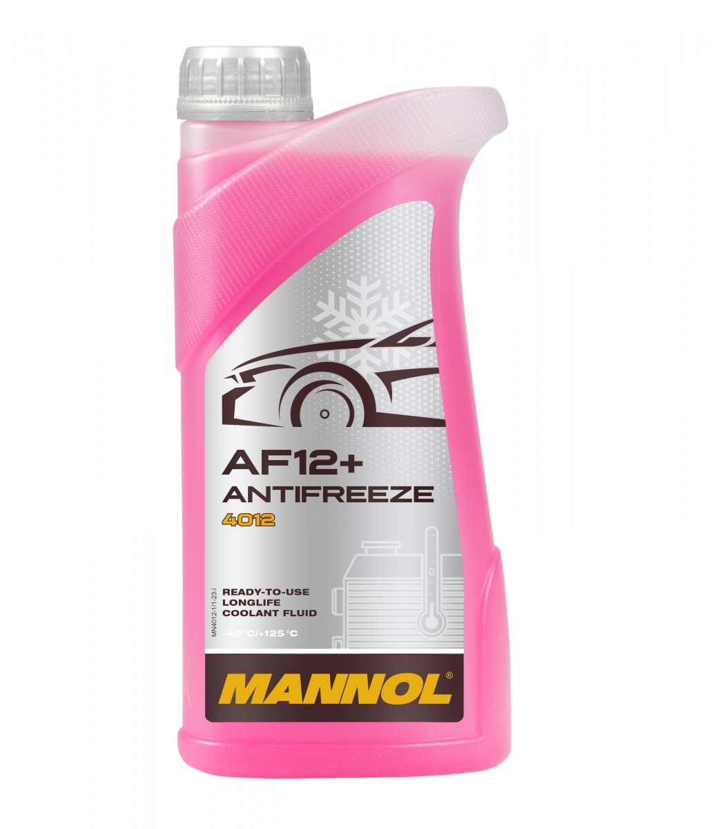 MANNOL Antigelo Liquido Refrigerante Motore 5L Rosso - Glicole Antigelo Longlife -40°C
