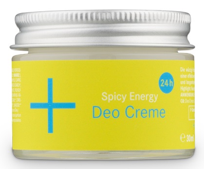 i m Naturkosmetik Crema Deodorante Energetica Piccante 30 ml - Fresca e Speziata, Senza Alluminio, con Cocco e Zinco