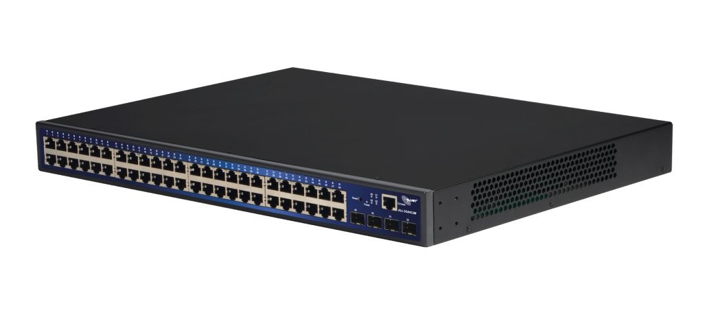 ALLNET ALL-SG8452M Switch di Rete Gestito L2 Gigabit Ethernet 48 Porte (10/100/1000) con 4x SFP Slots e Supporto Jumbo Frame - Nero