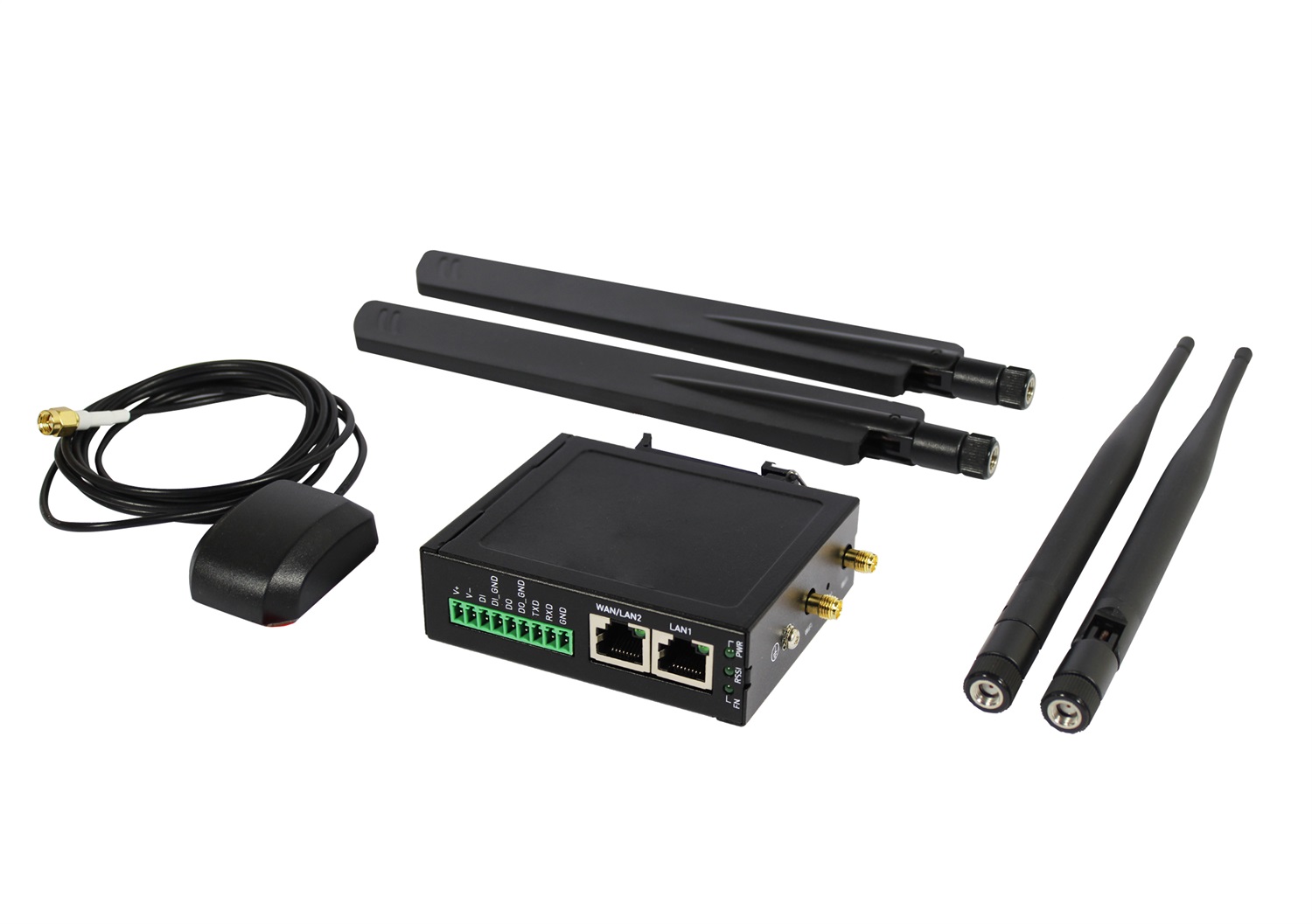 ALLNET 182958 Router Wireless 4G LTE da Tavolo Nero con Antenna Esterna