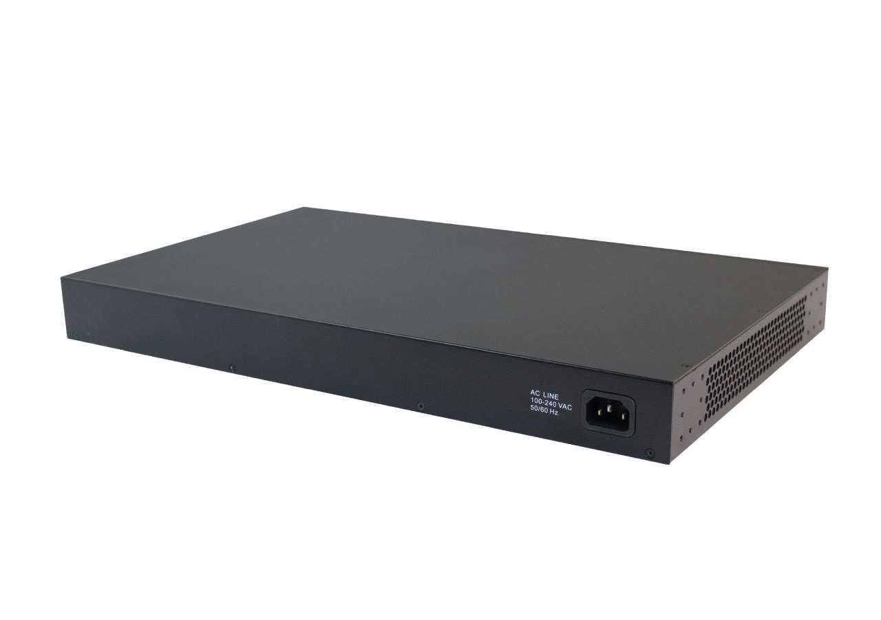 ALLNET Switch Gestito L2 24 Porte Gigabit Ethernet con Power over Ethernet (PoE) - ALL-SG8428v2FPM-10G