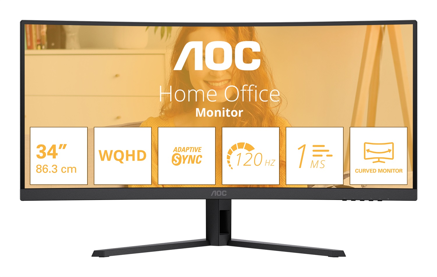 AOC B3 CU34B3E Monitor Curvo 34