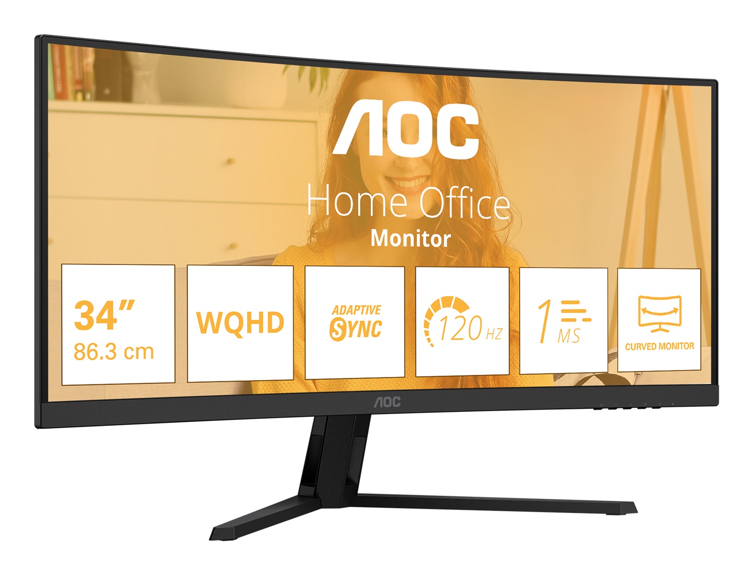 AOC B3 CU34B3E Monitor Curvo 34