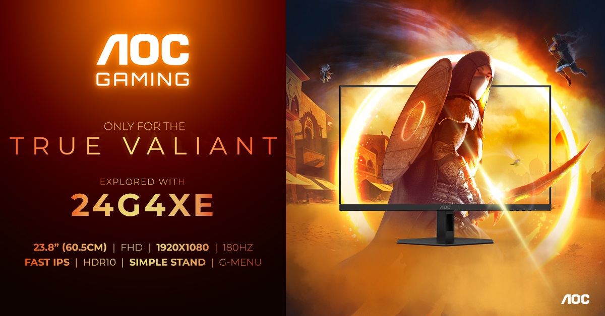 AOC 24G4XE Monitor Gaming 23.8