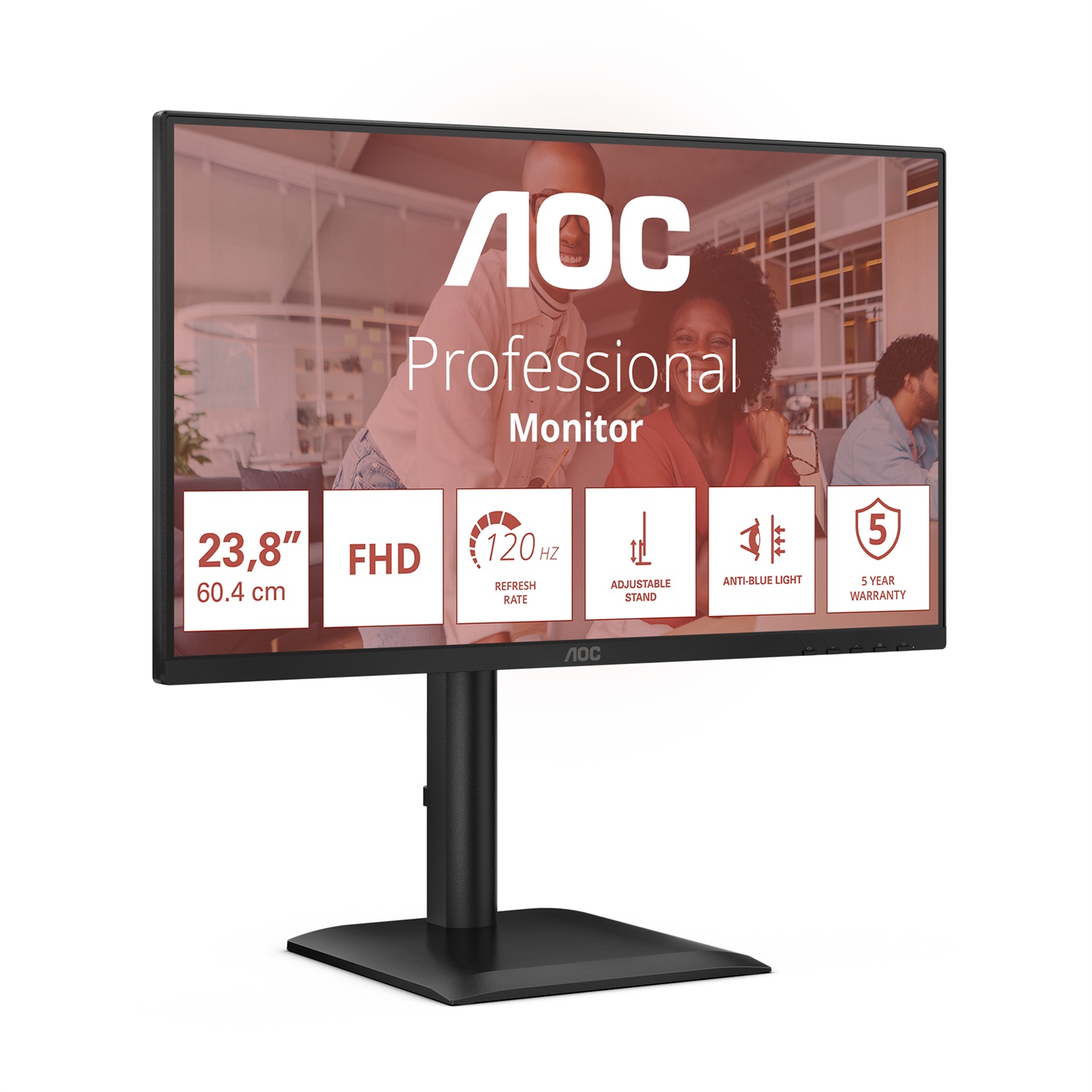 AOC 24E4U Monitor PC 23.8