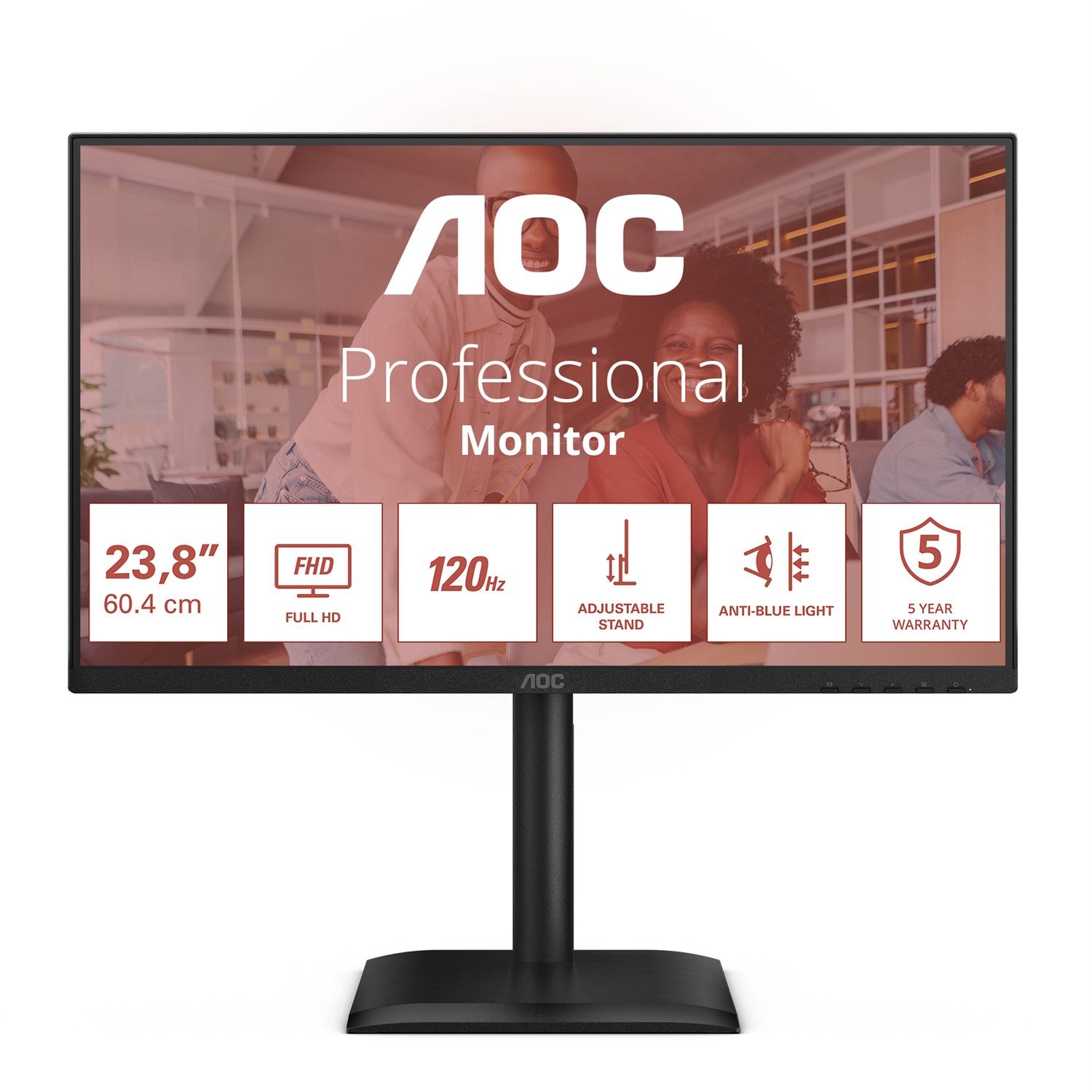 AOC E4 24E4CV Monitor PC 23.8