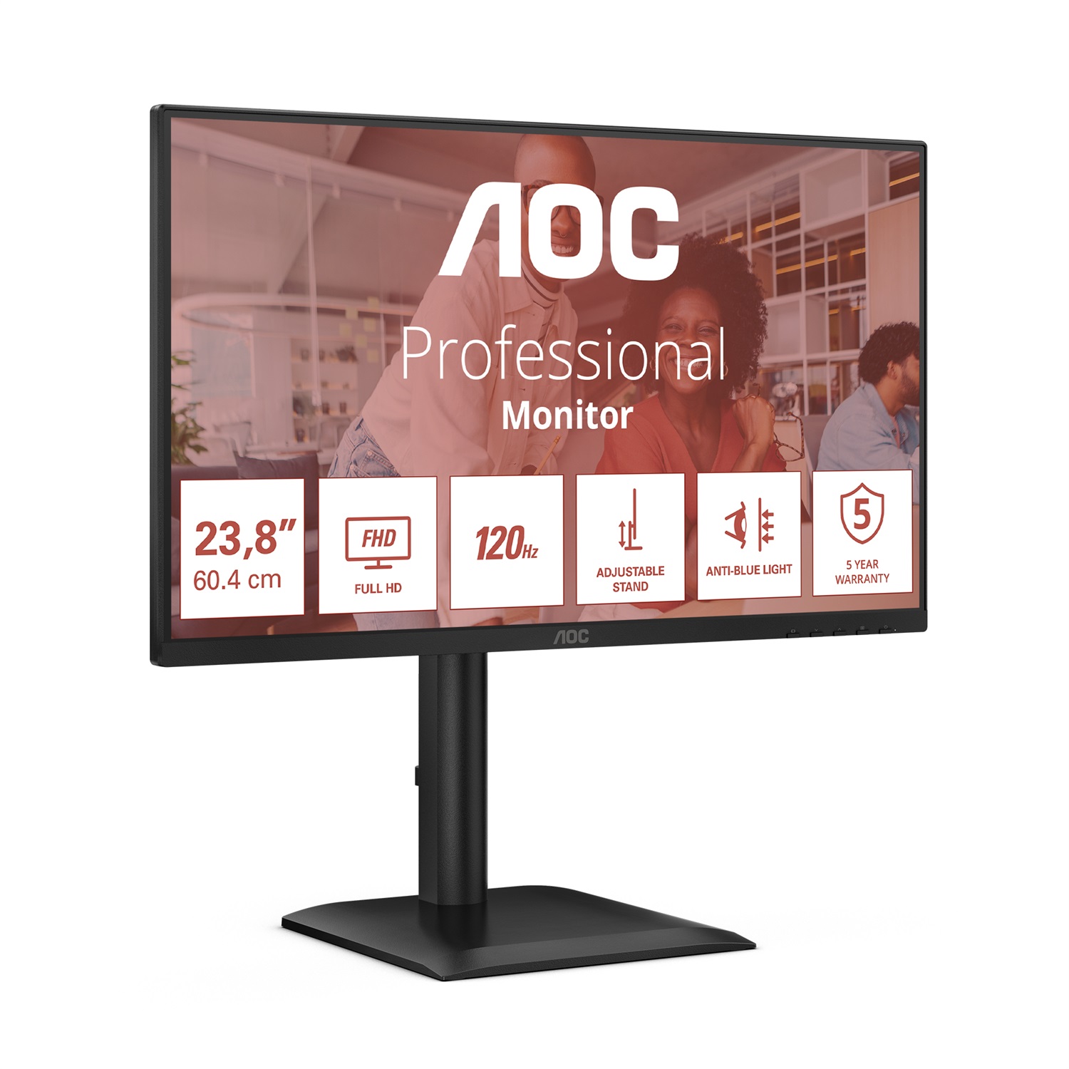 AOC E4 24E4CV Monitor PC 23.8