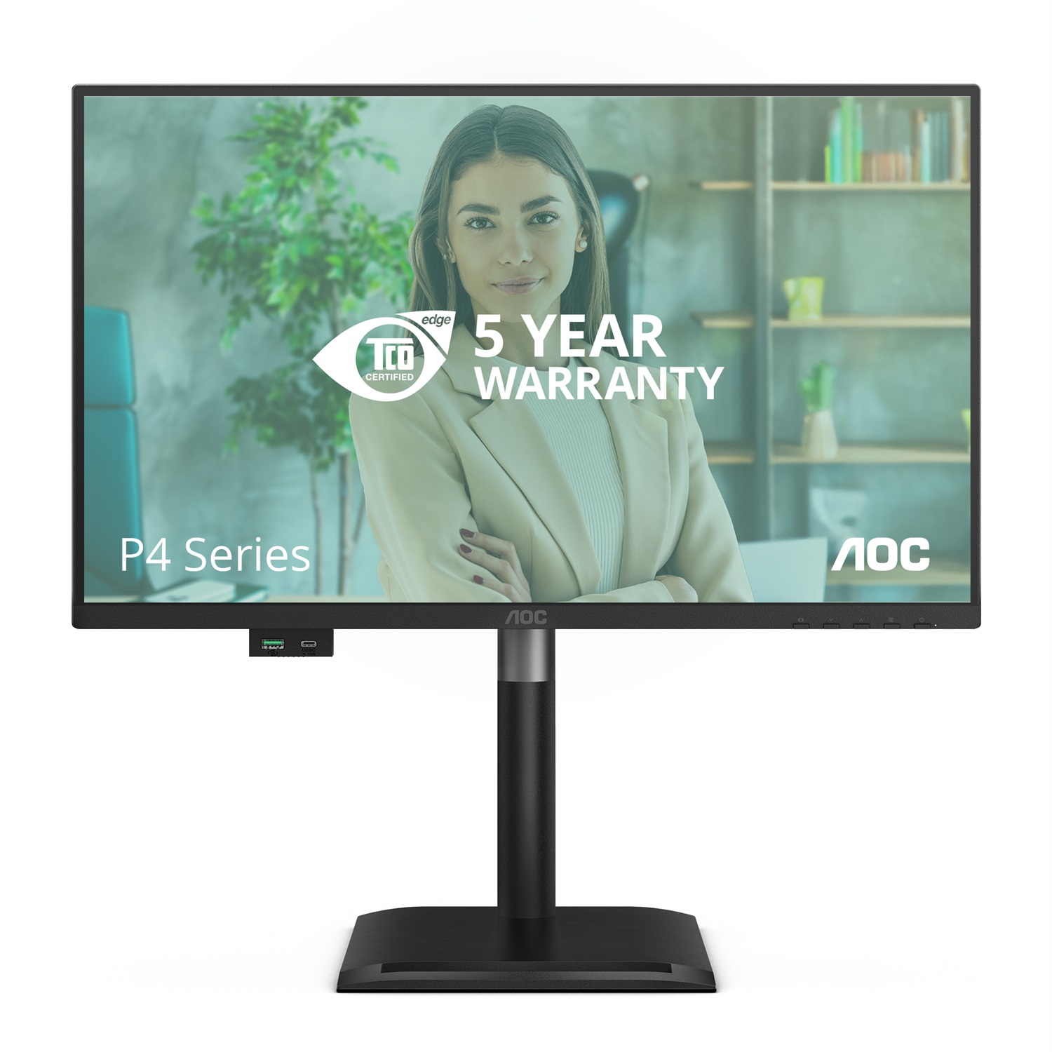 AOC 24P4U Monitor 23.8