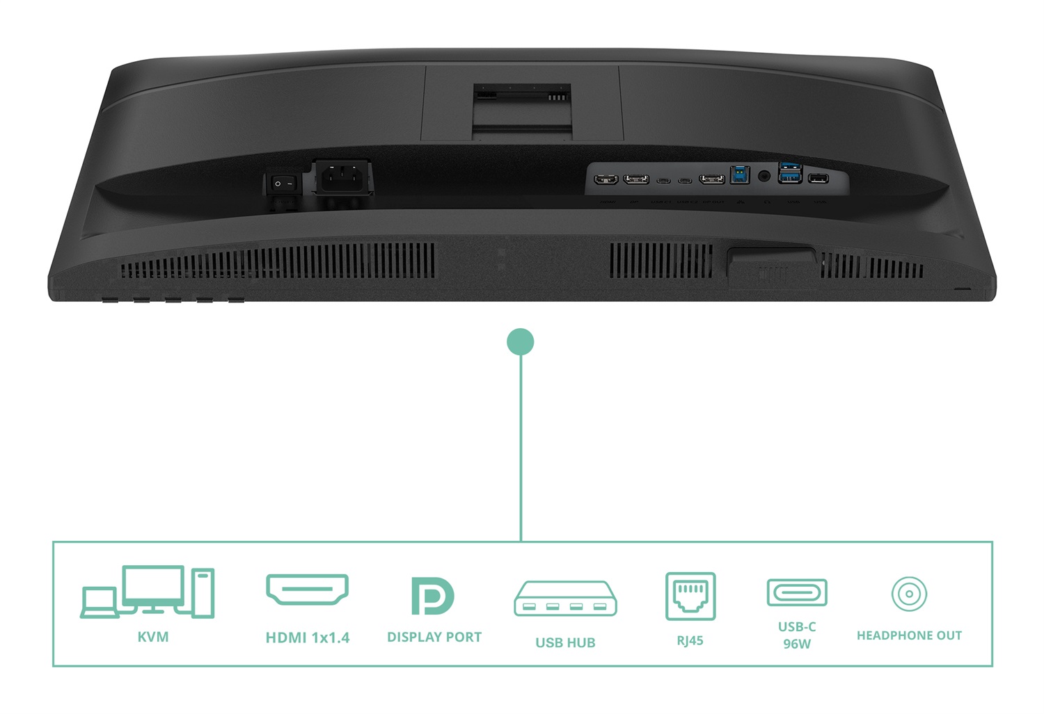 AOC 24P4CV Monitor PC 23.8