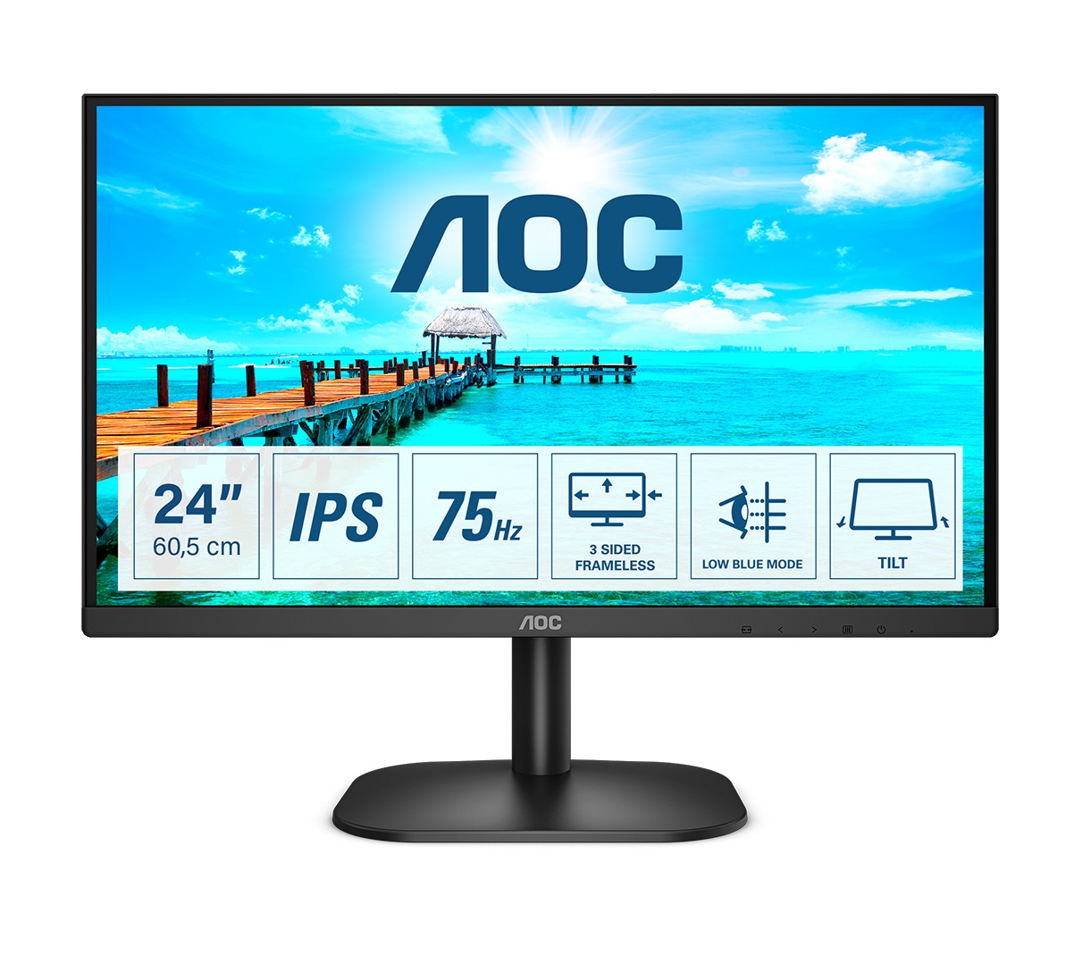 AOC B2 24B2XH Monitor PC 23.8