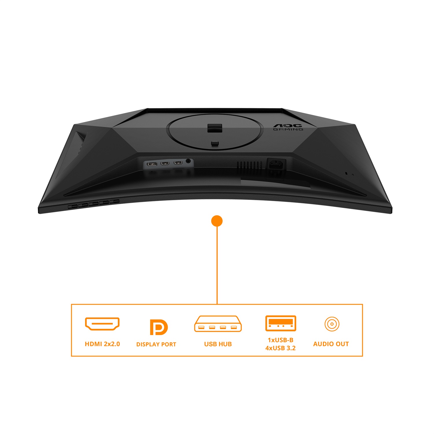 AOC Gaming C27G4ZXU Monitor Curvo 27