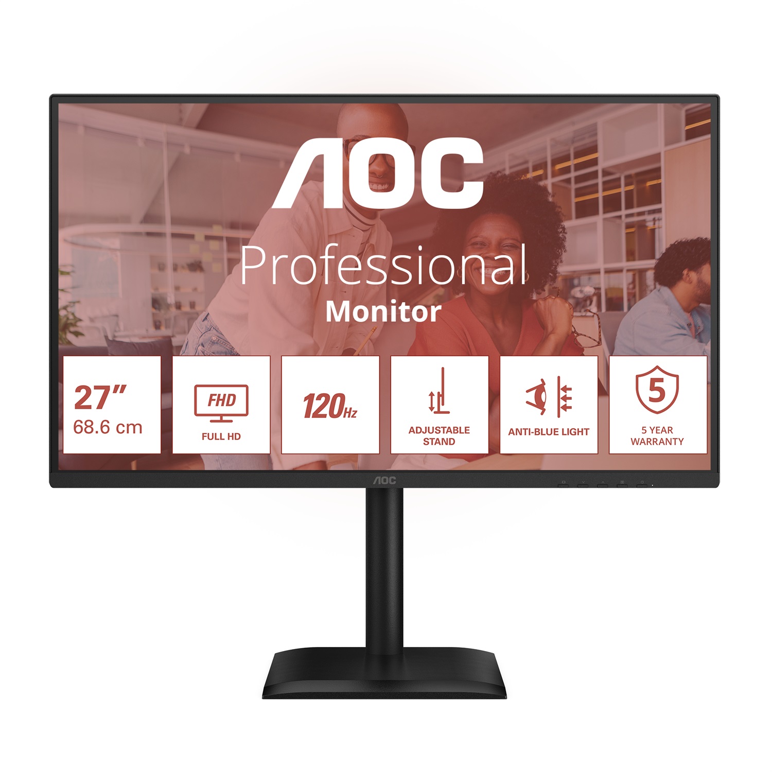 AOC 27E4CV Monitor LED Full HD 27