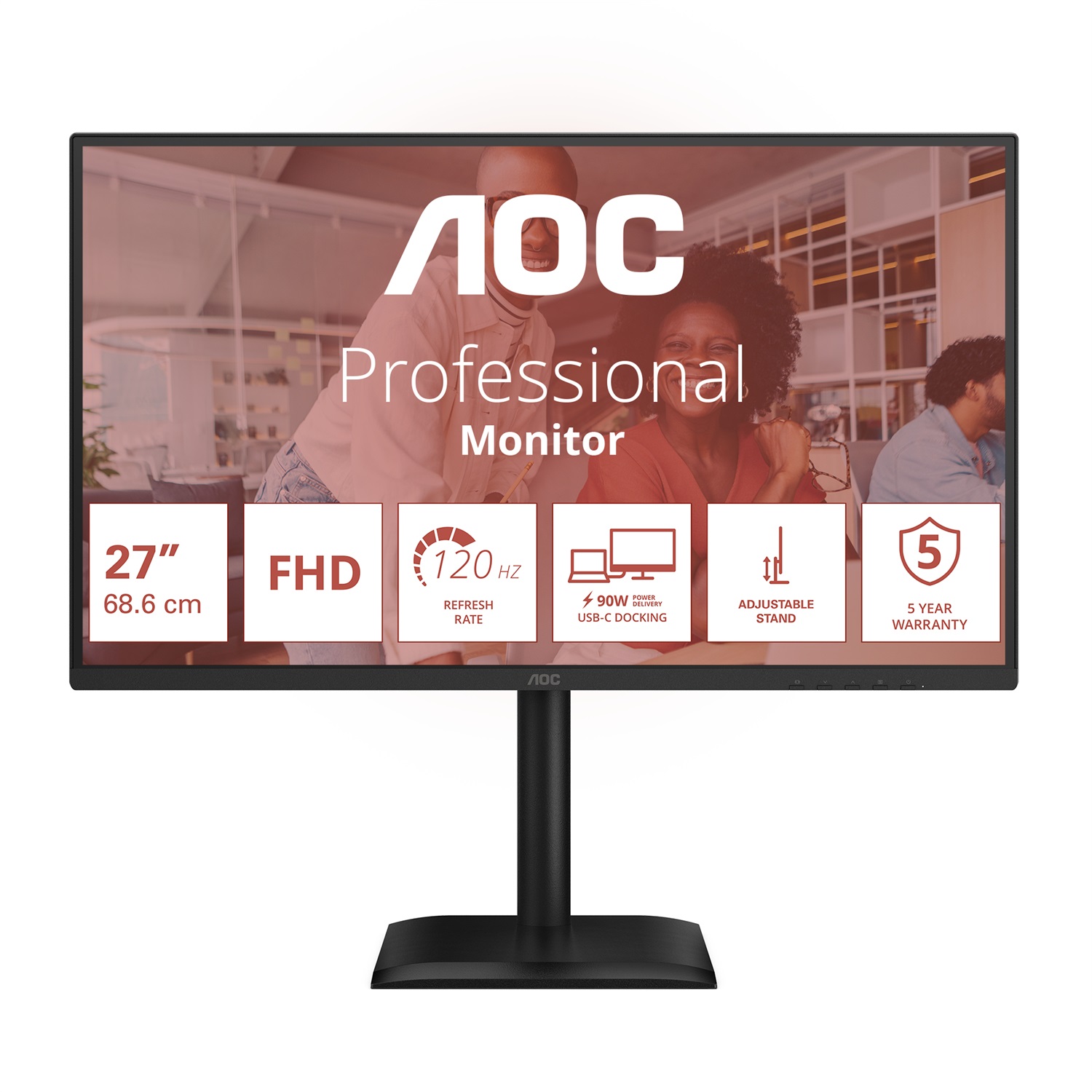 AOC 27E4CV Monitor LED Full HD 27