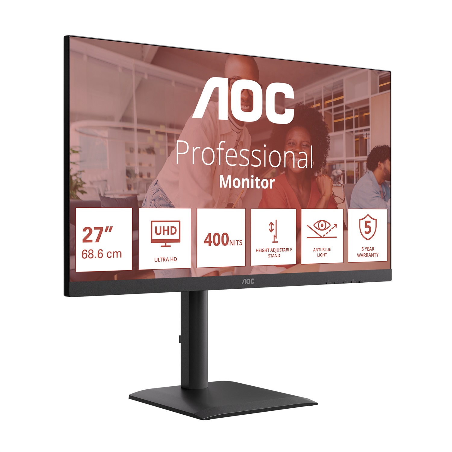 AOC E4 U27E4CV Monitor PC 27