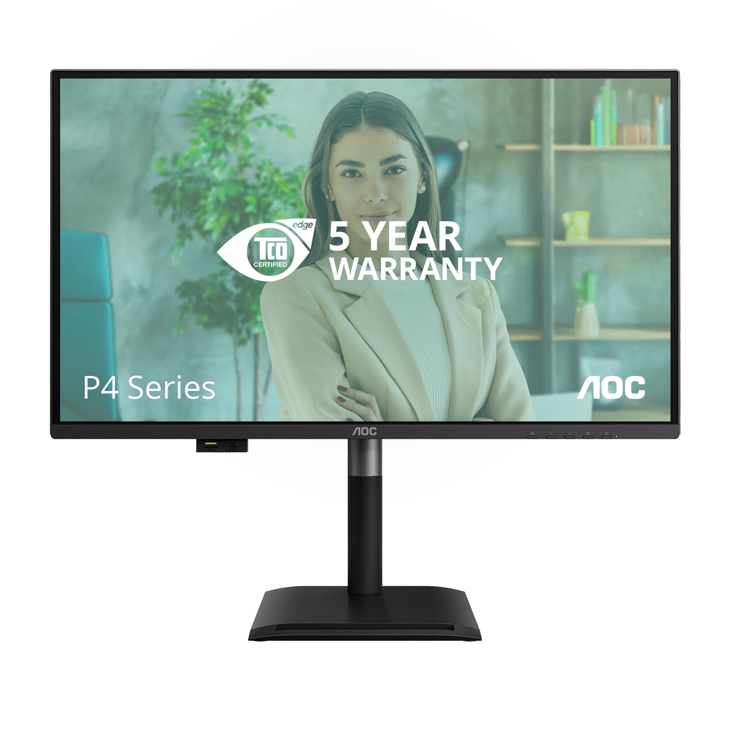 AOC Q27P4U Monitor PC 27