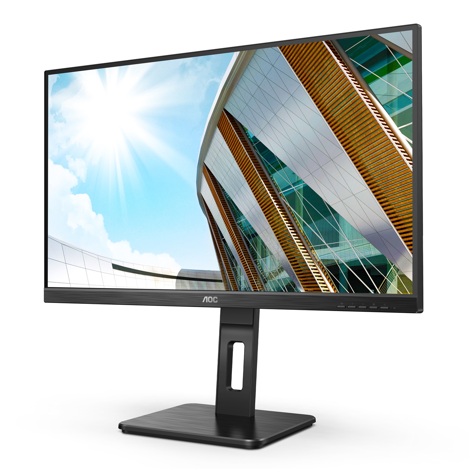 AOC 27P2Q Monitor LED IPS 27'' Full HD 1920x1080, 4ms, 75Hz, Senza Cornice, Nero