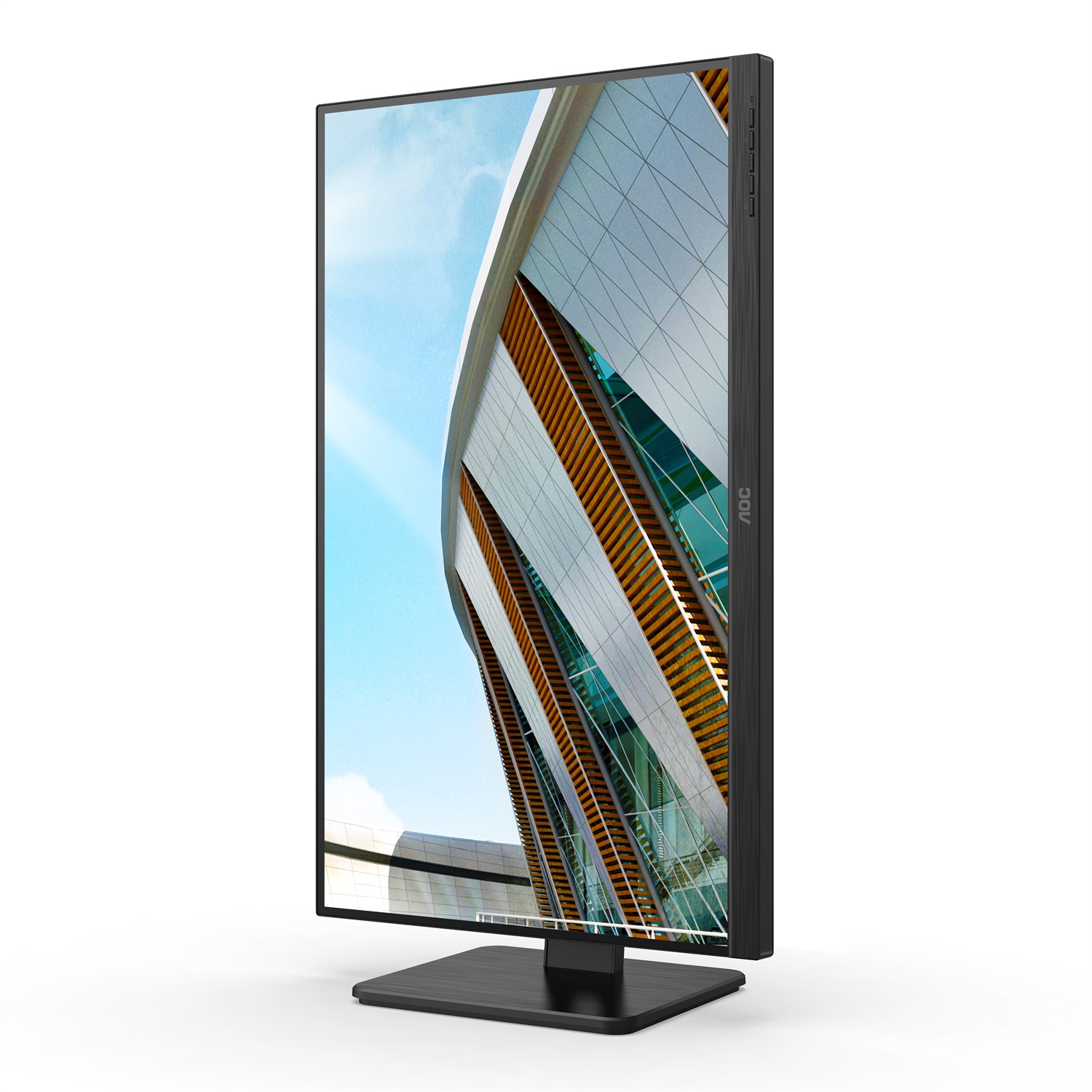AOC 27P2Q Monitor LED IPS 27'' Full HD 1920x1080, 4ms, 75Hz, Senza Cornice, Nero