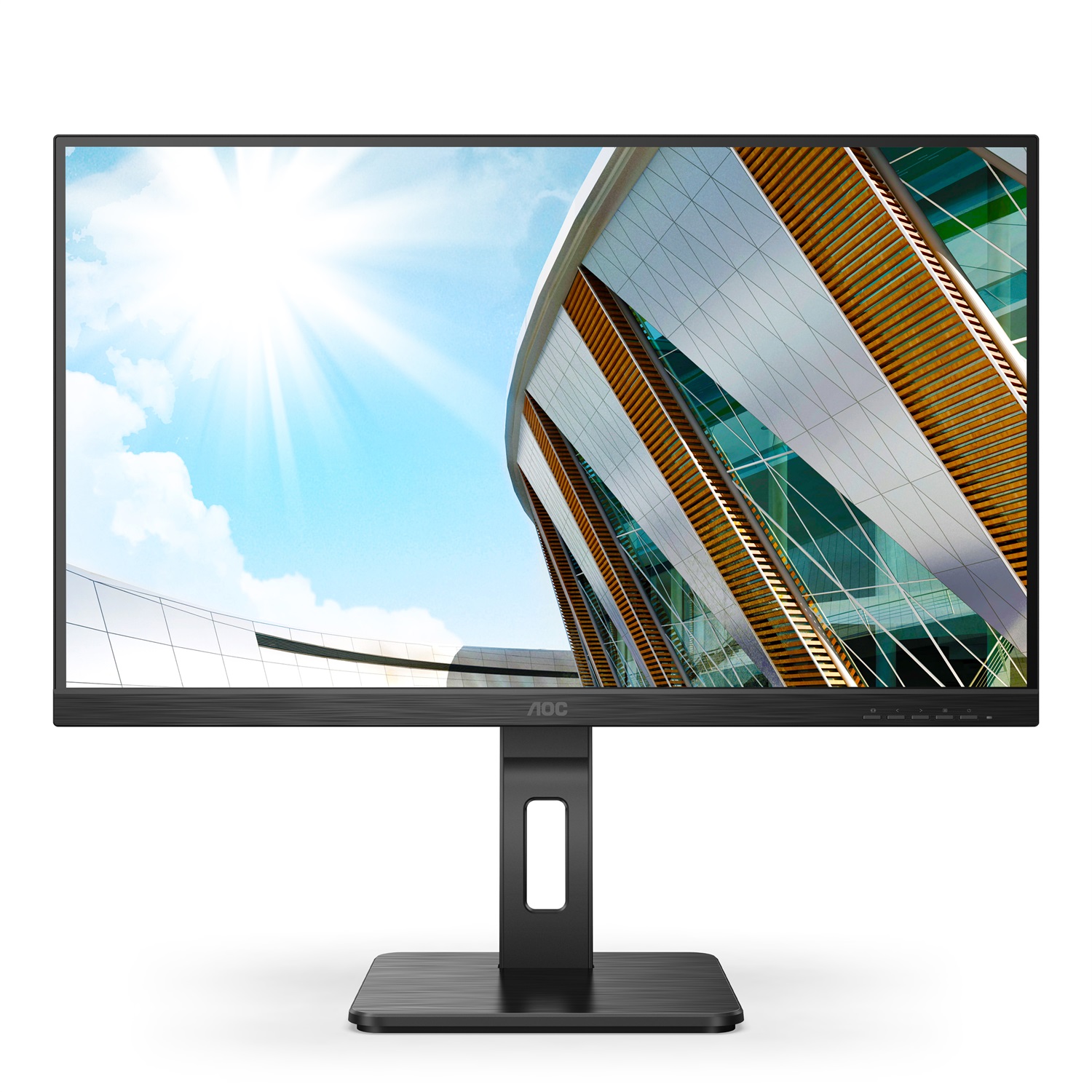 AOC 27P2Q Monitor LED IPS 27'' Full HD 1920x1080, 4ms, 75Hz, Senza Cornice, Nero
