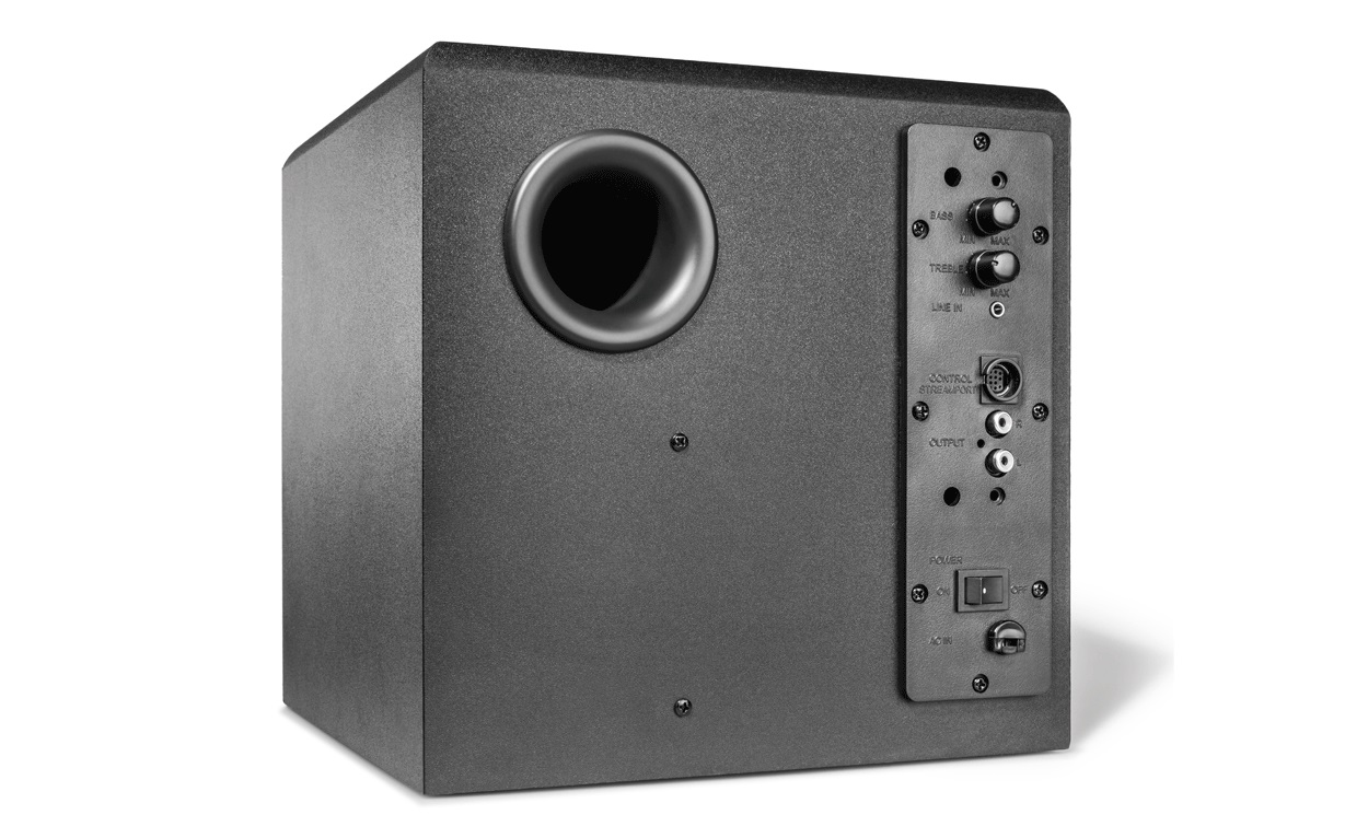 Wavemaster MOODY BT Sistema di Altoparlanti 2.1 con Bluetooth - 65 Watt, Nero