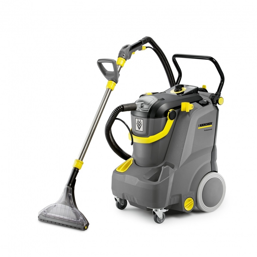 Karcher Pro Puzzi 30/4 - Lavamoquette Professionale 1200W con Serbatoio Acqua Pulita da 30L