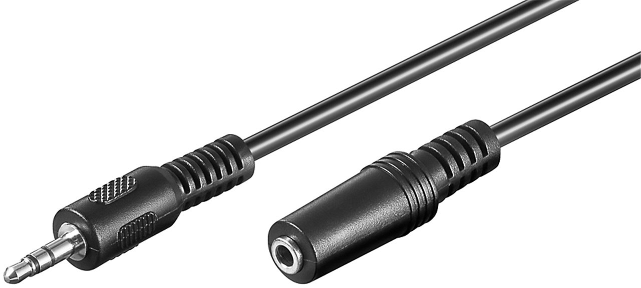 Goobay Prolunga Jack Audio 3.5mm Stereo 3 m Nero