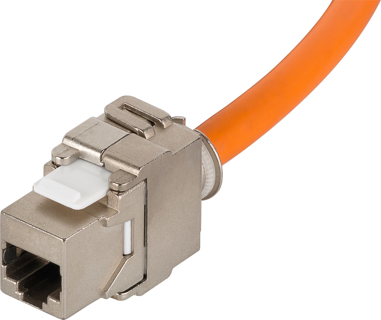 Goobay 58934 Cavo di Rete Arancione 50 m Cat 7A S/FTP RJ45 - 1000 MHz, Guaina LSZH