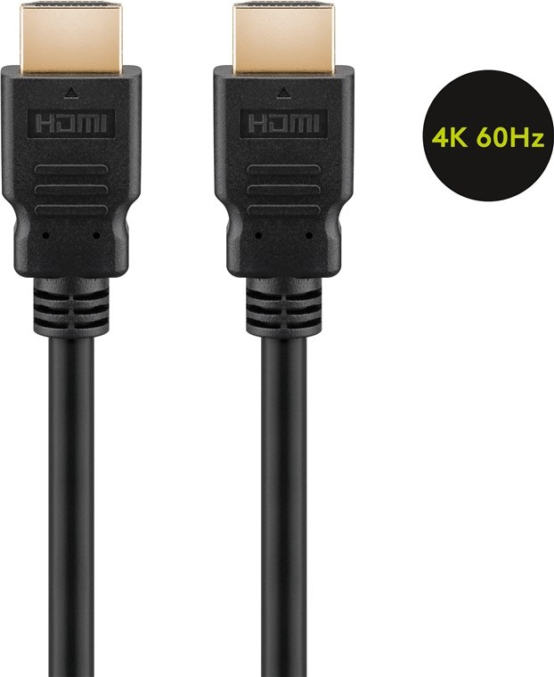 Goobay Cavo HDMI 2.0 5m Alta Velocità con Ethernet, 4K Ultra HD e ARC per Monitor, PS5 e Xbox